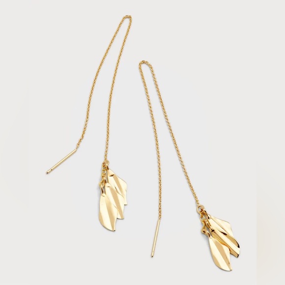 COPY - Soko Delicate Bidu Chain Threader Earrings $148 - Picture 3 of 3